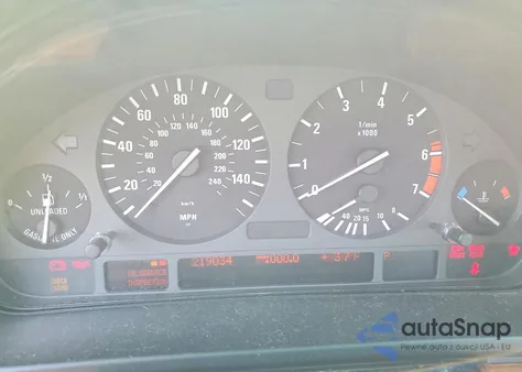 1997 BMW 540 I Automatic z USA, uszkodzony, nr VIN WBADE6321VBW55893